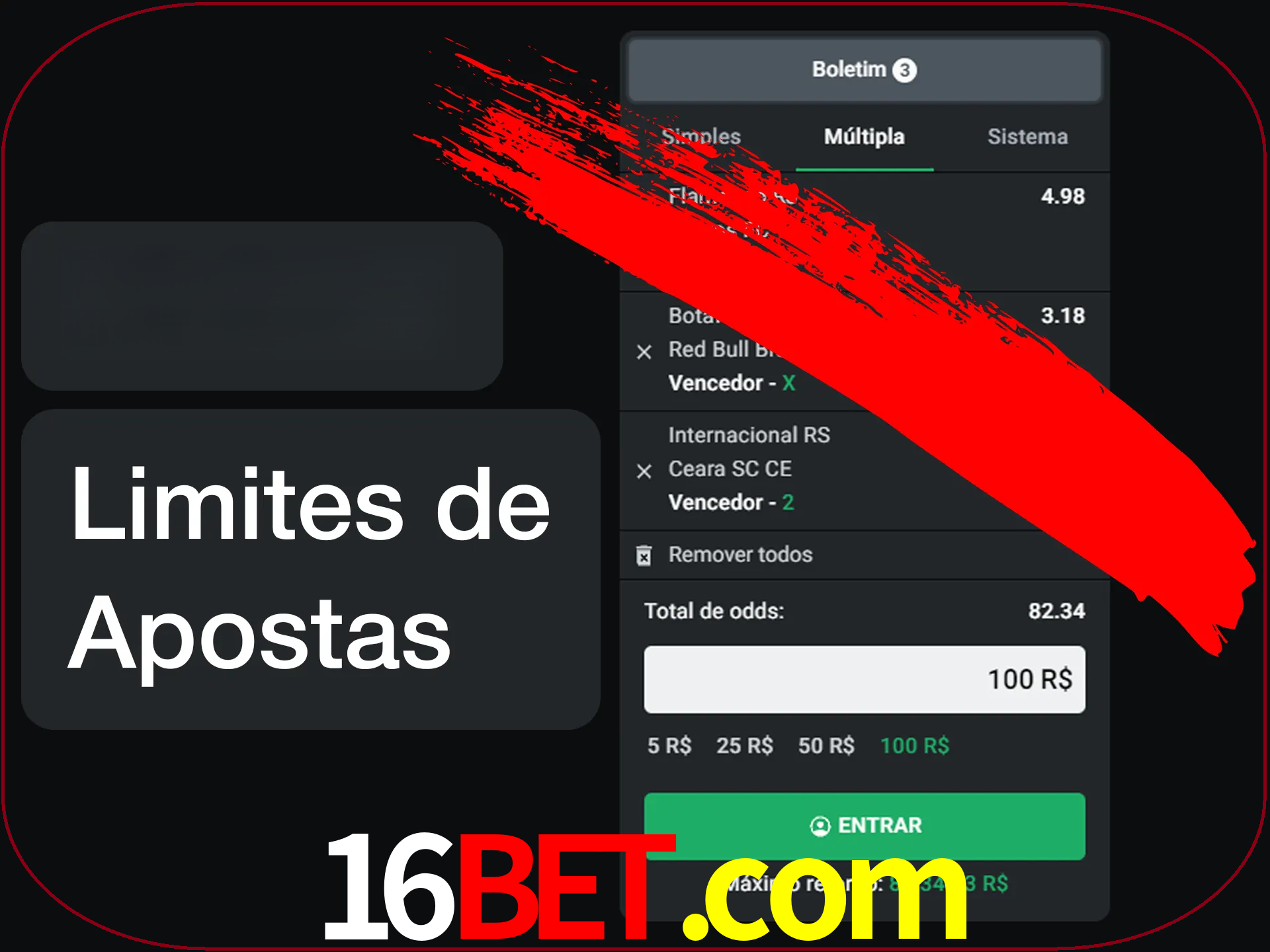 Não faça apostas loucas.